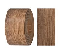 haggiy Edging Tape Melamine with Hot Melt Adhesive, 40 mm x 5 m, Iron-On for Shelves and Plates, Edging Tape, Decor: Wild Oak Tabac