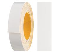 haggiy Melamine Edge Tape self-Adhesive 18 mm x 5 m I Furniture Edge Tape I Secure Hold Without Ironing I Edges Banding I Veneer for Shelves/Wooden Panels (White Gloss)