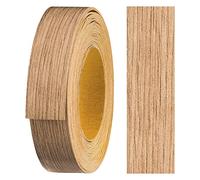 haggiy melamine edge tape self-adhesive 18 mm x 5 m I furniture edge tape I secure hold without ironing I edges banding I veneer for shelves/wooden panels (Wild Oak)