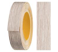 haggiy melamine edge tape self-adhesive 18 mm x 5 m I furniture edge tape I secure hold without ironing I edges banding I veneer for shelves/wooden panels (Bootega Light)