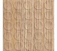 haggiy Self-Adhesive Cover caps for Furniture & Floors - Screw Cover - Cover for Screws & Drill Holes - Furniture Protection caps - Ø14 mm - 25 Pieces - Furniture plasters (Oak Lindberg/Milano)