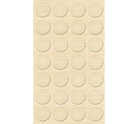 haggiy Self-Adhesive Cover caps for Furniture & Floors - Screw Cover - Round - Cover for Screws & Drill Holes - Furniture Protection caps - Ø20 mm - 28 Pieces - Furniture plasters (Birch Mainau)