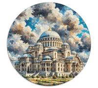 Hagia Sophia 1000 Piece Jigsaw Jigsaws Famous Buildings Adults Jigsaw Puzzle Impossible Puzzles Beautifully Illustrated 100% Recycled Cardboard Fun Activity for Home 1000pcs (67.5x67.5cm)
