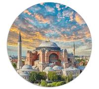 Hagia Sophia 1000 Piece Jigsaw Jigsaws Famous Buildings Adults Jigsaw Puzzle Impossible Puzzles Beautifully Illustrated 100% Recycled Cardboard Fun Activity for Home 1000pcs (67.5x67.5cm)