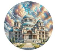 Hagia Sophia 1000 Pieces Jigsaw Puzzle Hagia Sophia Adults Jigsaw Puzzle Impossible Hard Difficult Challenging Colourful, Challenging And Brainteasing Premium 100% Recycled Board Fun Family 1000pcs (6