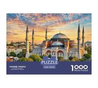 Hagia Sophia 1000 Pieces Portable Jigsaw Puzzle Building for Adults Quirky, Abstract Design, Fun Details, Educational, Challenging 70x50cm/1000pcs
