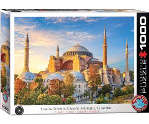 Hagia Sophia Grand Mosque, Istanbul Eurographics 1000 Piece Jigsaw Puzzle NEW