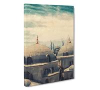 Hagia Sophia in Istanbul Canvas Print | Gallery Wrapped 30mm Frame Wall Art | 30x20 inches | Ready to Hang | Abstract Picture | Living Room Bedroom Lounge Office