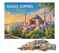 Hagia Sophia Istanbul Leisure Wood Puzzle, Adults, 1000 Pieces | Piece-by-piece progress - an activity that can be paused and resumed alone or together.