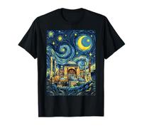 Hagia Sophia Istanbul Starry Night Art History Present T-Shirt
