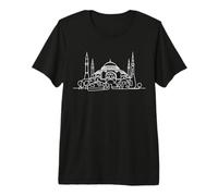 Hagia Sophia Line Art History Buff Premium T-Shirt