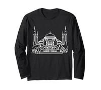 Hagia Sophia Line Art Traveler Long Sleeve T-Shirt