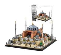 HagiaSophia Istanbul Building Set, 1436 Piece Church Architecture Model Bricks Kit, STEM Educational Toy, Famous Landmark Collection Cultural Gift for Adults & Kids Ages 8+