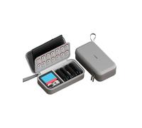 Hagi arrying Case for Switch 2, Large Portable Travel Storage Organizer, Pouch Protective Hard Shell Carry Bag Handbag with 14 Game Cartridges for NS Accessories, Joy-Con, Charger, Cable (Grey)