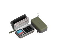 Hagibis Carrying Case for Switch 2, Large Portable Travel Storage Organizer, Pouch Protective Hard Shell Carry Bag Handbag with 14 Game Cartridges for NS Accessories, Joy-Con, Charger, Cable (Green)