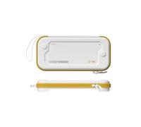 Hagi arrying Case for Switch 2, PU Leather Portable Travel Storage Organizer, 10 Games Cartridges Protective Hard Shell Carry Bag handbag Pouch for NS Accessories (White)