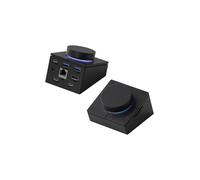 Hagibis Knob USB C Hub with Shortcut Buttons, RGB Type-C Docking Station with 4K@60Hz HDMI, 100W PD, 5Gbps USB-C, 2 USB3.0, 2.5G RJ45, AUX, SD3.0, Micro SD3.0 for MacBook iPad Pro Laptop (Black 2.5G)