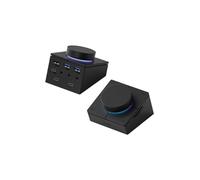 Hagibis Knob USB C Hub with Shortcut Buttons, RGB Type-C Docking Station with 5Gbps USB-C, 2 USB3.0, 3.5mm Jack, SD/Micro SD3.0, USB2.0 for MacBook iPad Pro Laptop (Black AG)