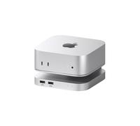 Hagibis Mac mini M4 Hub & Stand with 40Gbps SSD Enclosure, 3 in 1 USB Type-C Docking Station with 40Gbps M.2 NVMe SSD Case, USB2.0 * 3, 3.5mm Jack AUX (MC60 Pro)