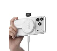 Hagibis Magnetic M.2 2230 NVMe SSD Enclosure with Magsafe for iPhone 17 16 15 Pro Max ProRes, 10Gbps USB C to NVMe Adapter, 100W PD, USB C, External SSD Case for MacBook, iPad Pro(MC100 Pro White)