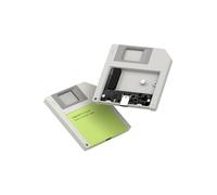 Hagibis SSD Enclosure, Floppy Disk Style USB 3.2 Gen2 10Gbps to NVMe PCI-E M.2 2230/2242 SSD Case, M.2 External Hard Drive Enclosure for MacBook Laptop iPad Android iPhone 17 Pro Max (Green)