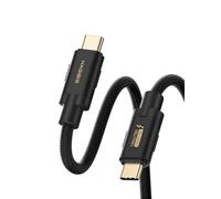 Hagibis Thunderbolt 5 Cable (Intel Certified), 120Gbps Data Transfer, 240W Fast Charging, 16K@60Hz Display USB-C Cable, Compatible Thunderbolt 4/3, USB4/3, for iPhone 16/15, MacBook, Laptops (1.6ft)