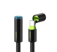 Hagibis USB C Cable with Magnetic Protective Cap, 240W Fast Charging Cable with 480Mbps Data Transfer, Type C PD 3.1 Fast Charger for iPhone 15 16 Pro Max, iPad, MacBook Pro Air (Black Green, 4ft)