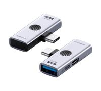Hagibis USB-C Splitter with 100W Fast Charging and 10Gbps USB 3.2, 2 in 1 OTG Adapter for iPhone 16/15 Pro Max, iPad Pro, MacBook, Rog Ally, Steam Deck, Quest 3 2 (TUA08 USB + PD)