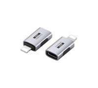 Hagibis USB-C to Lightning Adapter 2 Pack, 30W Fast Charging Type-C Female to Lightning Male Charging Converter, Date Transfer for iPhone 8/Xs/11/12/13/14 Pro Max AirPods iPad (ZJTN03)