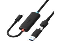 Hagibis USB3.0 Video Capture Card for Switch2, USB C to USB A/USB C 1080P@60fps 2K@30fps Live and Record Video Audio Game for Car Quest 3 VR PS4/5 ROG Ally Steam Deck (CC10)