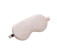 HAGJII 16 Momme Double-Sided Natural Mulberry Silk Sleep Mask, 100% Pure Silk Eye Mask for Sleeping, Soft Breathable Fabric Eye Cover with Full Light Blocking(Pink B)