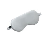 HAGJII 16 Momme Double-Sided Natural Mulberry Silk Sleep Mask, 100% Pure Silk Eye Mask for Sleeping, Soft Breathable Fabric Eye Cover with Full Light Blocking(Grey)