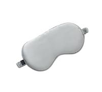 HAGJII 16 Momme Double-Sided Natural Mulberry Silk Sleep Mask, 100% Pure Silk Eye Mask for Sleeping, Soft Breathable Fabric Eye Cover with Full Light Blocking(Gray A)