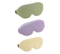HAGJII 3 Pcs Eye Mask for Deep Sleep, 3D Contoured No Eye Pressure Blackout Sleep Mask for Side Sleeper Soft Breathable Eye Cover for Home Office Travel Nap(B)