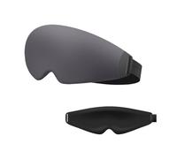 HAGJII 3D Sleep Mask for Students, Light Blocking Eye Cover for Fatigue Relief, Eye Mask for Sleep Soft Breathable Sleeping Mask for Nap, Home, Travel, Comfort(M,Dark Gray)