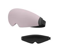HAGJII 3D Sleep Mask for Students, Light Blocking Eye Cover for Fatigue Relief, Eye Mask for Sleep Soft Breathable Sleeping Mask for Nap, Home, Travel, Comfort(M,Light Purple)