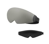 HAGJII 3D Sleep Mask for Students, Light Blocking Eye Cover for Fatigue Relief, Eye Mask for Sleep Soft Breathable Sleeping Mask for Nap, Home, Travel, Comfort(M,Grey)