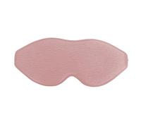 HAGJII 3D Weighted Sleep Mask with Glass Beads, Weighted Contoured Eye Cover Blackout, Soft Comfort Eye Mask for Travel, Nap & Fatigue Relief(Pink)