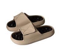 HAGJII Acupressure Massage Arch Support Heel Arch Pain Acupuncture Slippers Reflexology Sandals Plantar Fasciitis Relief Relaxation Health Foot Massage(Brown,6.5 UK)