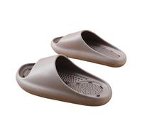 HAGJII Acupressure Slippers Arthritis Heel Pain Relief Health Foot Massage, Acupoint Massage Acupuncture Slippers Gifts for Men and Women Reflexology Sandals(Brown,7.5-8 UK)