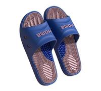 HAGJII Acupuncture Slippers Foot Pressure Point Massage Tools Pain Relief Relaxation Acupressure Slippers Reflexology Sandals Arch Support Plantar Fasciitis(7.5-8 UK,Blue)