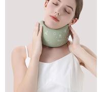 HAGJII Adjustable Neck Brace for Sleeping & Pain Relief Soft Memory Foam Cervical Collar Supports Spine, Reduces Pressure Neck Support for Enhanced Comfort(Green)