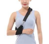 HAGJII Comfort-Fit Arm Sling Shoulder Immobilizer Adjustable Support Sling for Shoulder Injury for Fits Left & Right, Rotator Cuff Repair, Fracture, and Sports Injury Rehabilitation