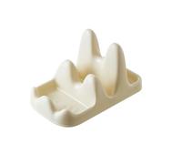 HAGJII Countertop Pot Lid Storage Rack with Spoon Rest Multifunctional Kitchen organizer Stand for Stove Top Pot Lid Holder for Utensils & Cutting Boards While Cooking(White)