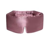 HAGJII Double-Sided 100% Mulberry Silk Sleep Mask, 3D Contoured Eye Masks for Sleep Adjustable Strap Blackout Eye Cover for Travel & Home(Purple)