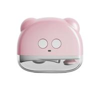 HAGJII Easy Clip Electric Nail Clipper for Seniors, with 3-Speed & Led Light, Automatic Nail Trimmer for Thick Toenails Nail Scraps Storage Electric Nail Cutter(Pink)