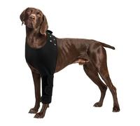 HAGJII Effective Dog Elbow Pads Callus Treatment & Protection Sleeve Adjustable Shoulder Support Dog Elbow Protector For Large Breed Dogs, Soothing Front Leg Brace For Injuries(Black,4XL)