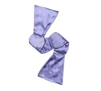 HAGJII Gravity Sleep Mask with Glass Beads, Weighted Eye Mask for Sleeping with Nose Bridge, Soft Double-Sided Fabric Meditation & Light Blocking Blindfold, Covers Ears(Purple,Ice Silk)