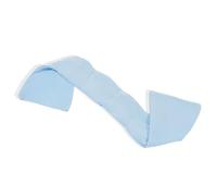 HAGJII Gravity Sleep Mask with Glass Beads, Weighted Eye Mask for Sleeping with Nose Bridge, Soft Double-Sided Fabric Meditation & Light Blocking Blindfold, Covers Ears(Blue,Gravity Beads)