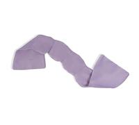 HAGJII Gravity Sleep Mask with Glass Beads, Weighted Eye Mask for Sleeping with Nose Bridge, Soft Double-Sided Fabric Meditation & Light Blocking Blindfold, Covers Ears(Purple,Gravity Beads)